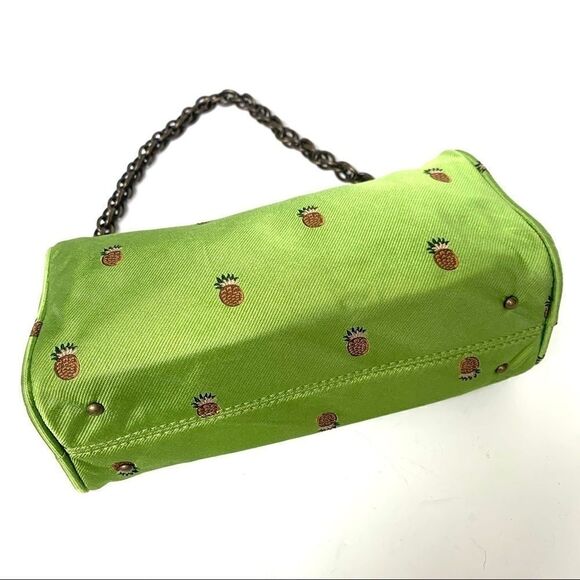J CREW SILK PINEAPPLE MINI CHAIN BAG - Picture 4 of 7